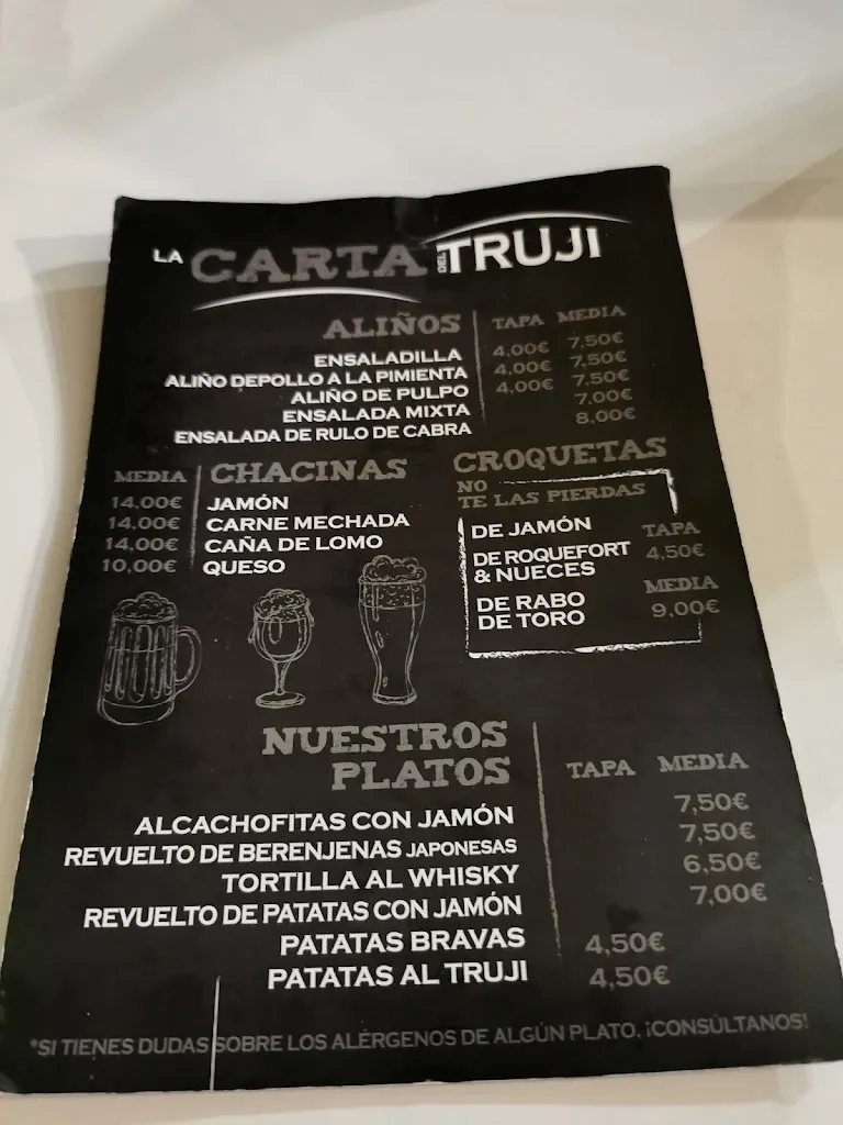 Menu_La Taberna del Truji_Lebrija_image_2