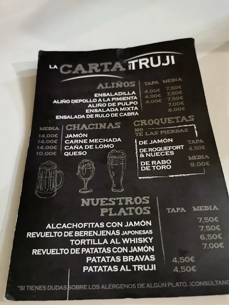 Menu_La Taberna del Truji_Lebrija_image_3