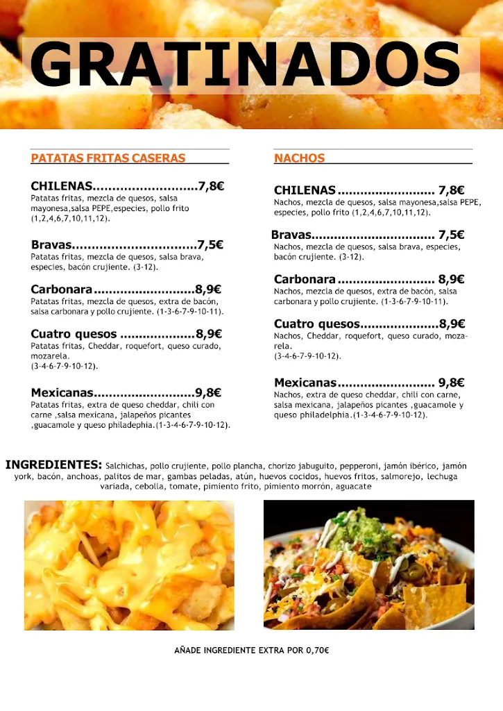 Menu_Restaurante-Bar Los Cazadores_Lebrija_immagine_4
