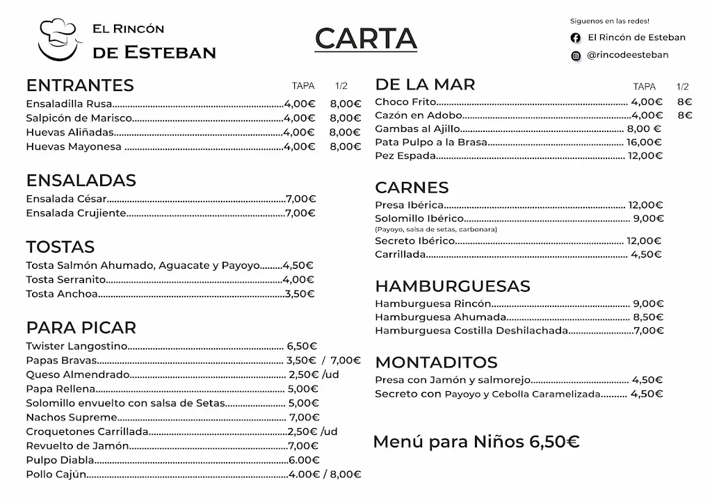Menu_El Rincón de Esteban_Lebrija_image_1