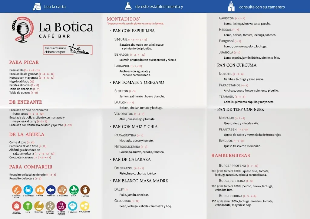 Menu_La Botica Café Bar_Lebrija_image_1