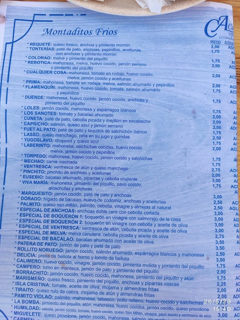 Menu_Bar Casa Anselmo_Lebrija_image_4