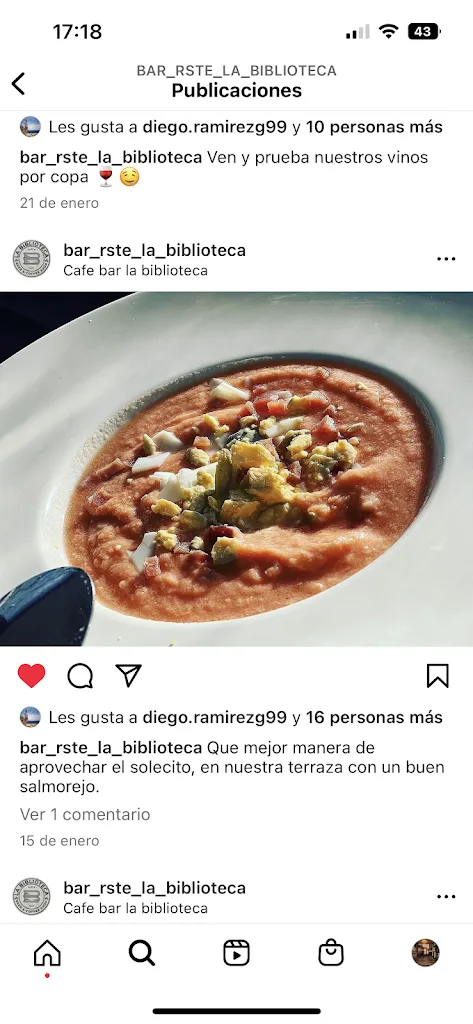 Menu_Bar Restaurante La Biblioteca_Lebrija_image_1