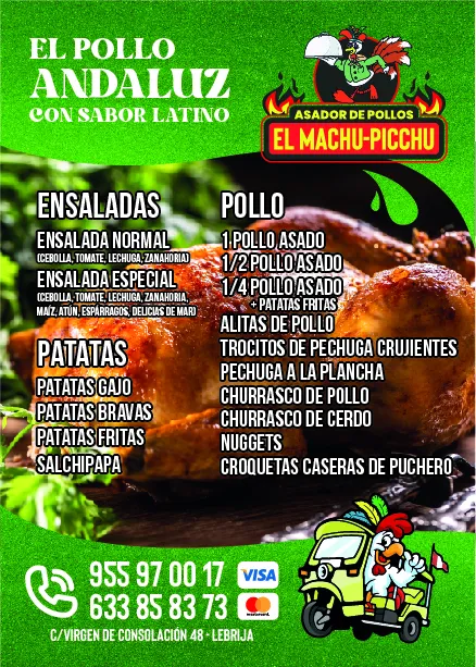 Menu_Asador de Pollos El Machu-Picchu_Lebrija_image_1