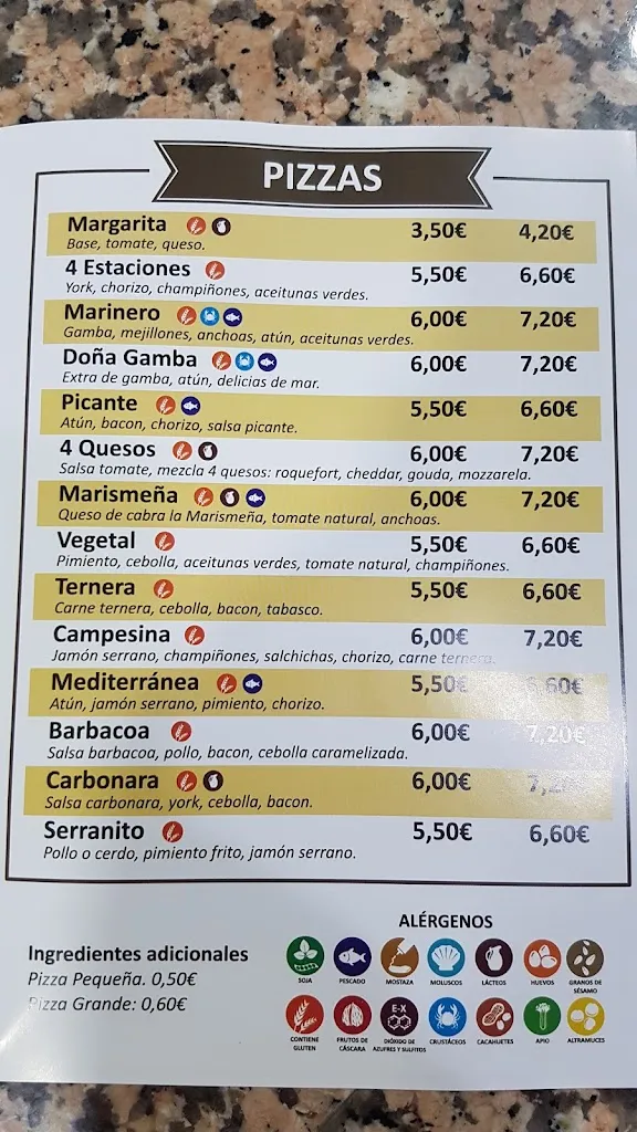 Menu_Pizzeria Doña Gamba_Lebrija_image_1