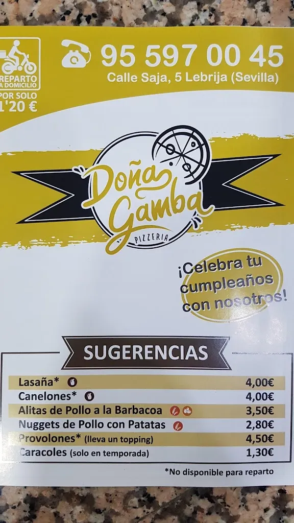 Menu_Pizzeria Doña Gamba_Lebrija_image_4