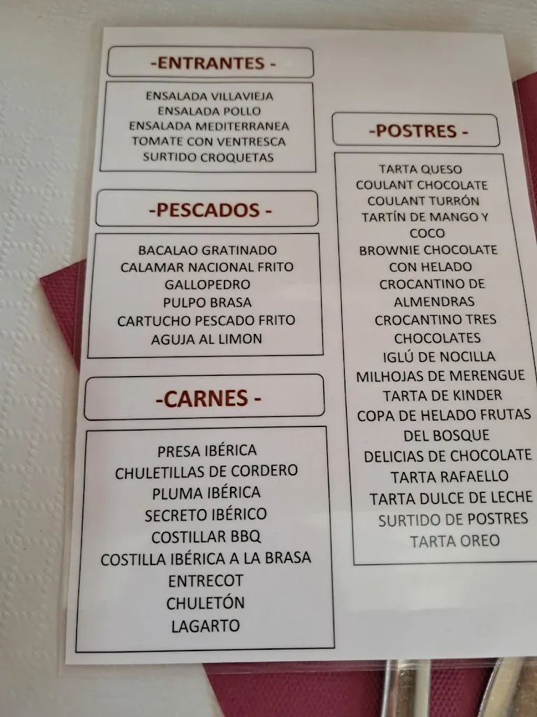 Menü_Restaurante Villavieja_Berja_Bild_2