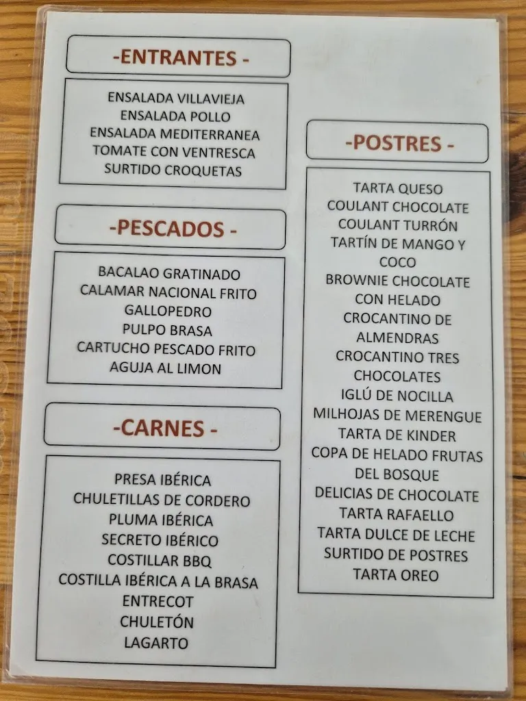 Menü_Restaurante Villavieja_Berja_Bild_4