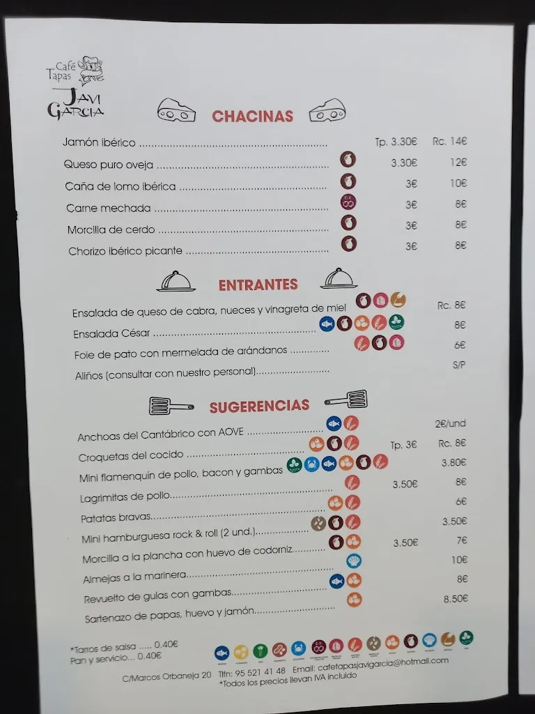 Menu_Cafe - tapas Javi Garcia_Lora del Río_image_2