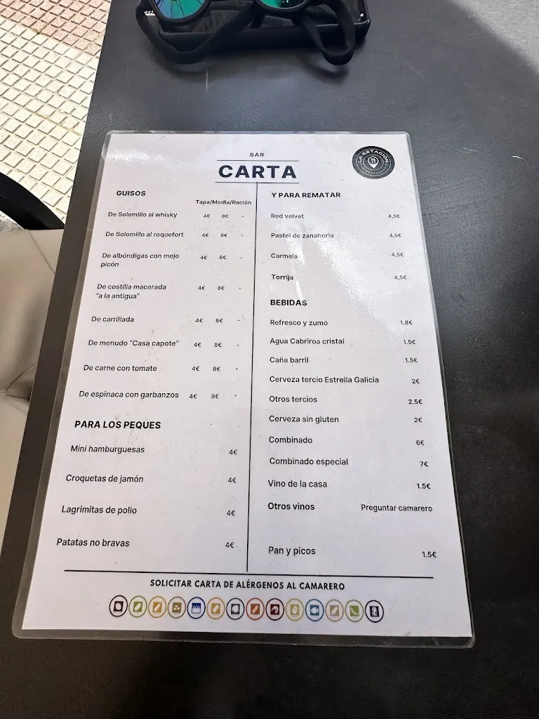 Menu_Bar Restaurante La Estación_Lora del Río_image_3