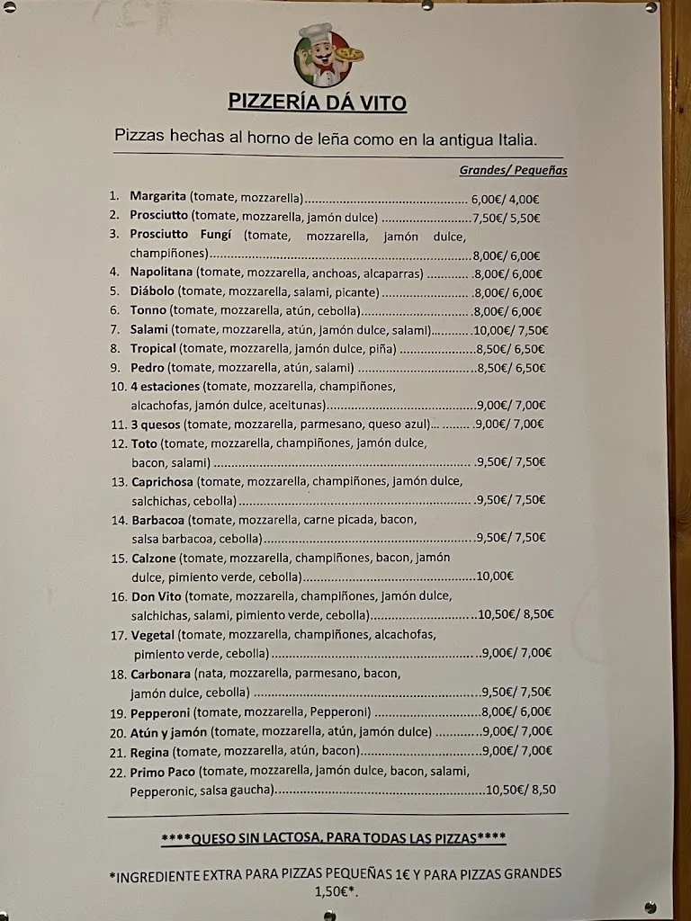 Menu_Pizzeria da vito horno de leña_Lora del Río_immagine_1