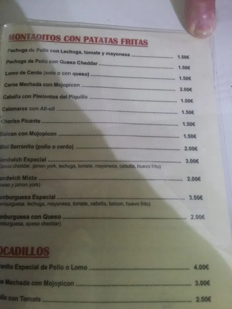 Menu_Bar los Cristales_Lora del Río_image_1