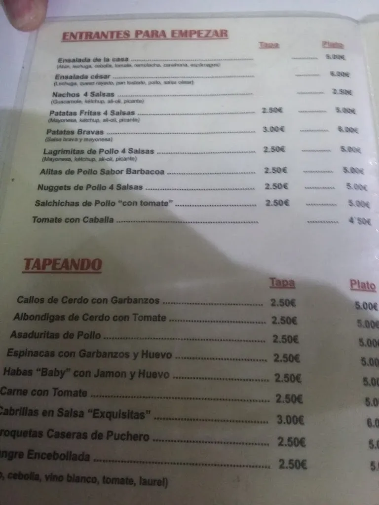 Menu_Bar los Cristales_Lora del Río_image_3