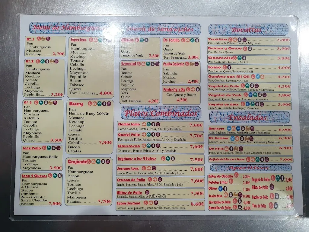 Menu_Restaurante Burguer Lenz_Lora del Río_image_1