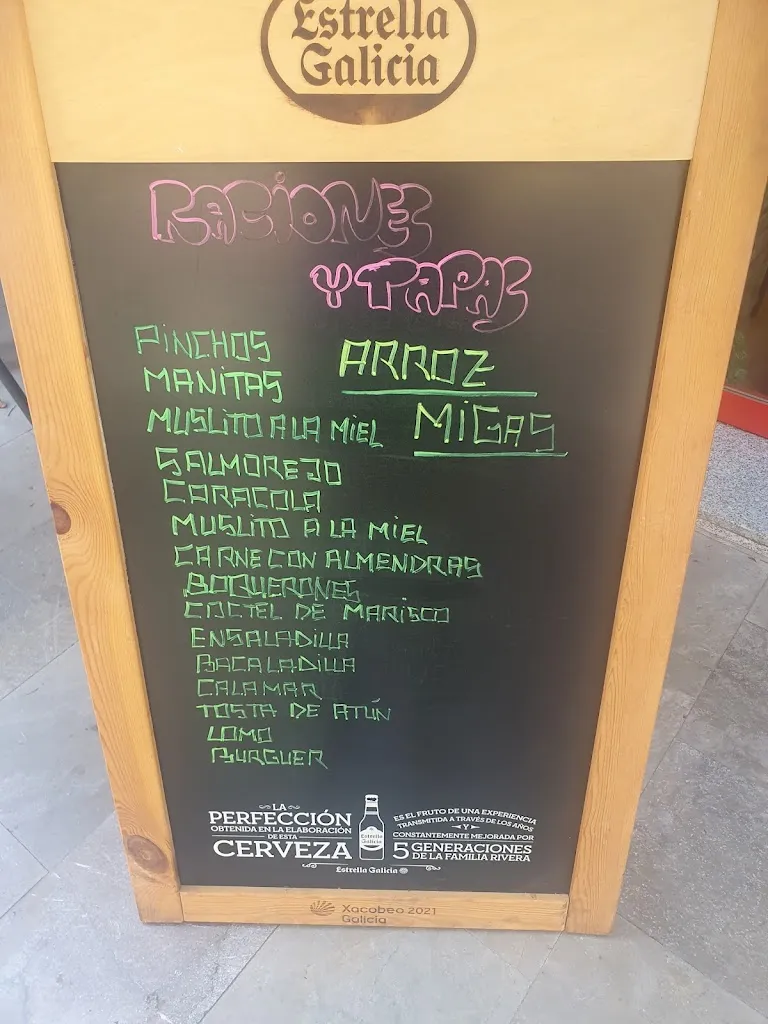 Menü_Bar restaurante La Cocina de Gádor_Berja_Bild_1