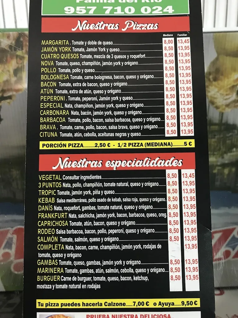 Menu_Dani's Pizza_Lora del Río_image_1