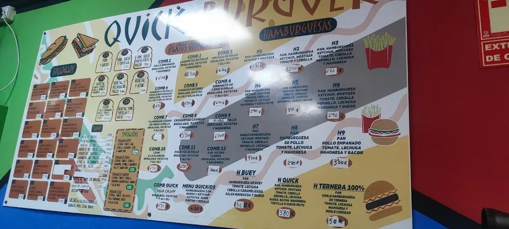 Menu_Quick Burguer_Lora del Río_immagine_4
