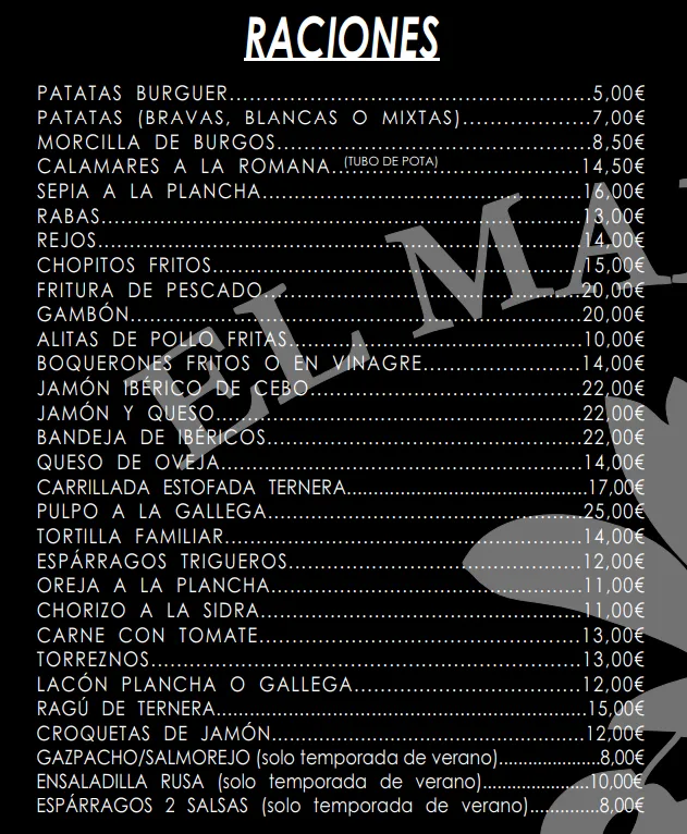 Menu_Merendero El Madroño kiosk_Madroño El_image_1