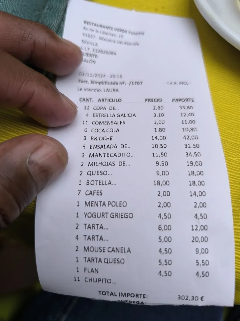 Gaby Game_Restaurante Verde Flojito_Mairena del Aljarafe_review