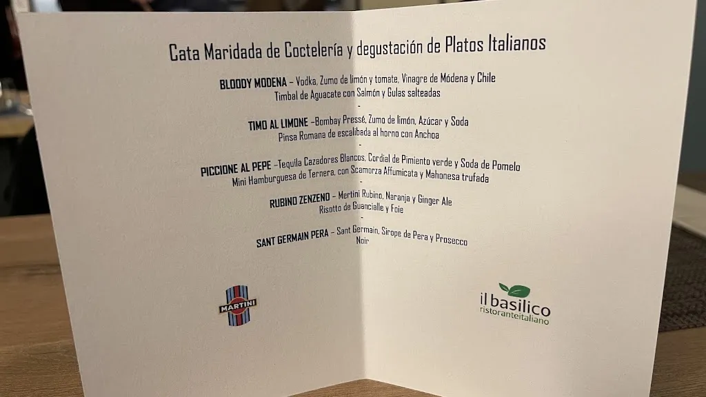 Menu_Ristorante Italiano 