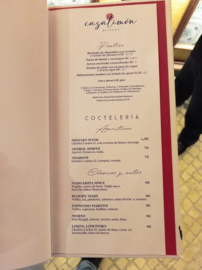 Menu_Restaurante Casa Limón | Mairena del Aljarafe_Mairena del Aljarafe_immagine_4