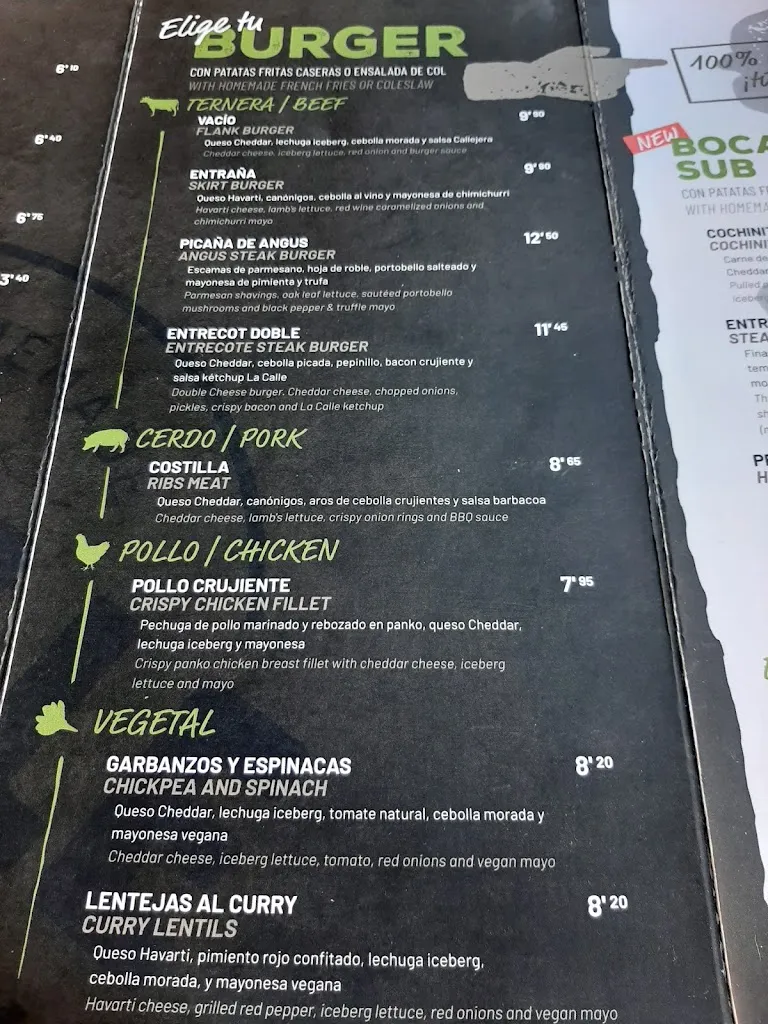 Menu_La Calle Burger Sevilla Mairena del Aljarafe_Mairena del Aljarafe_immagine_2