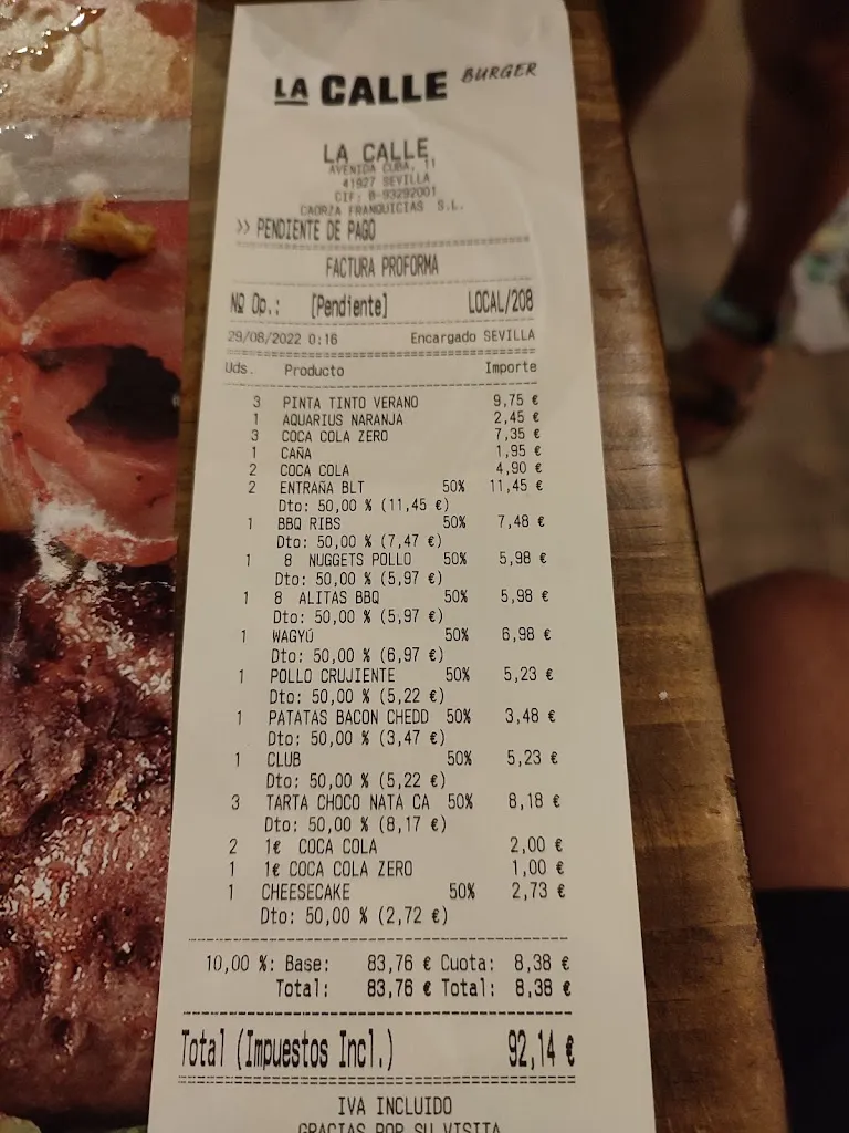 Menu_La Calle Burger Sevilla Mairena del Aljarafe_Mairena del Aljarafe_immagine_4