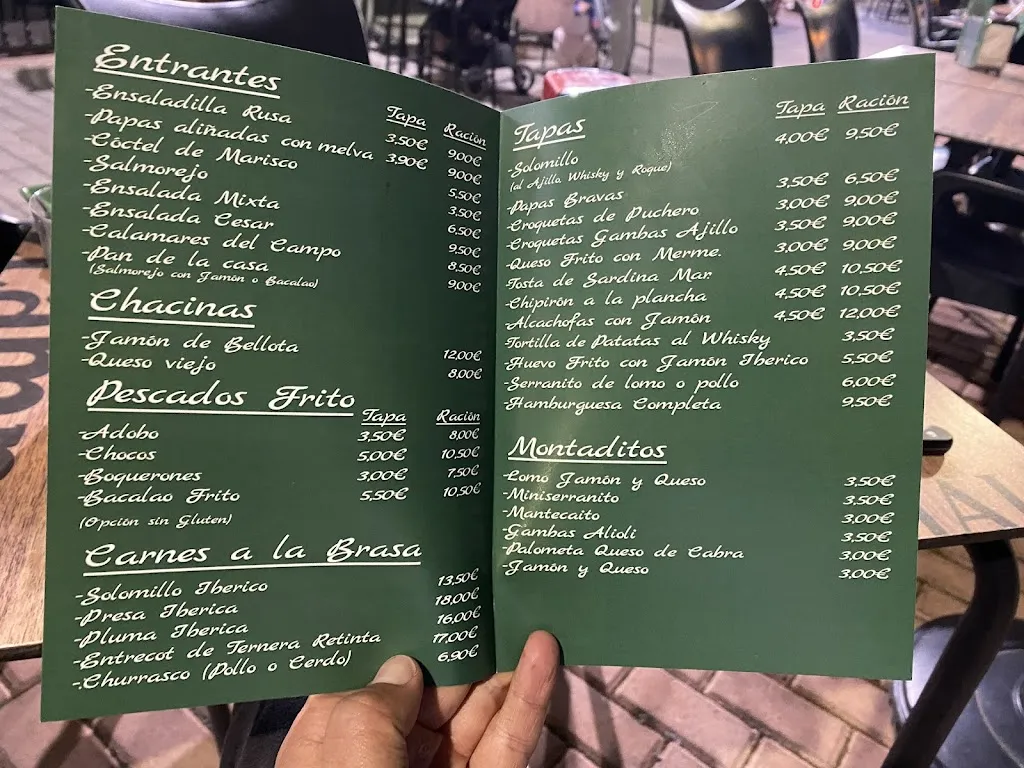 Menu_Bar Restaurante La Mairenera_Mairena del Aljarafe_image_4