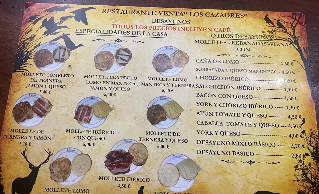 Menu_Restaurante Venta Los Cazaores_Marchena_image_2