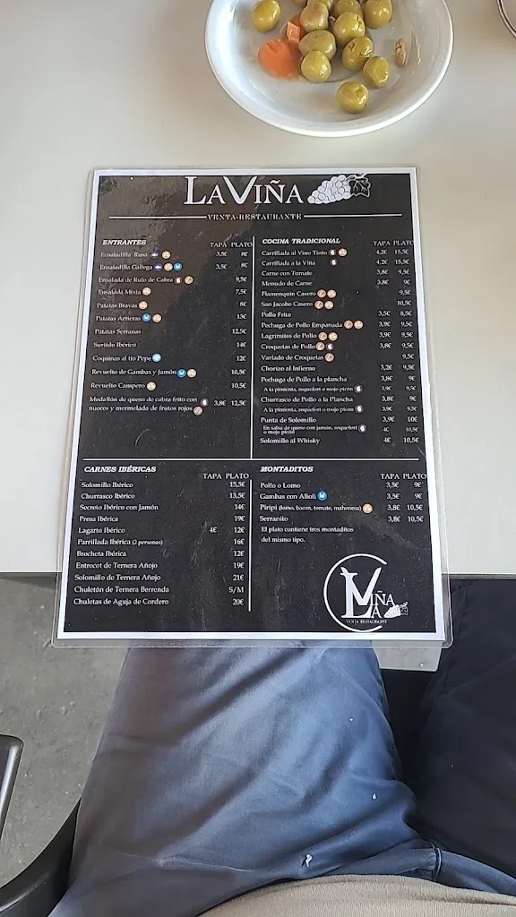 Menu_Venta-Restaurante LA VIÑA._Marchena_image_1