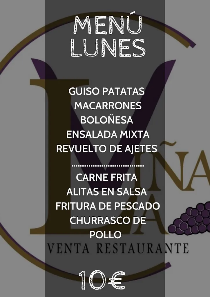 Menu_Venta-Restaurante LA VIÑA._Marchena_image_4