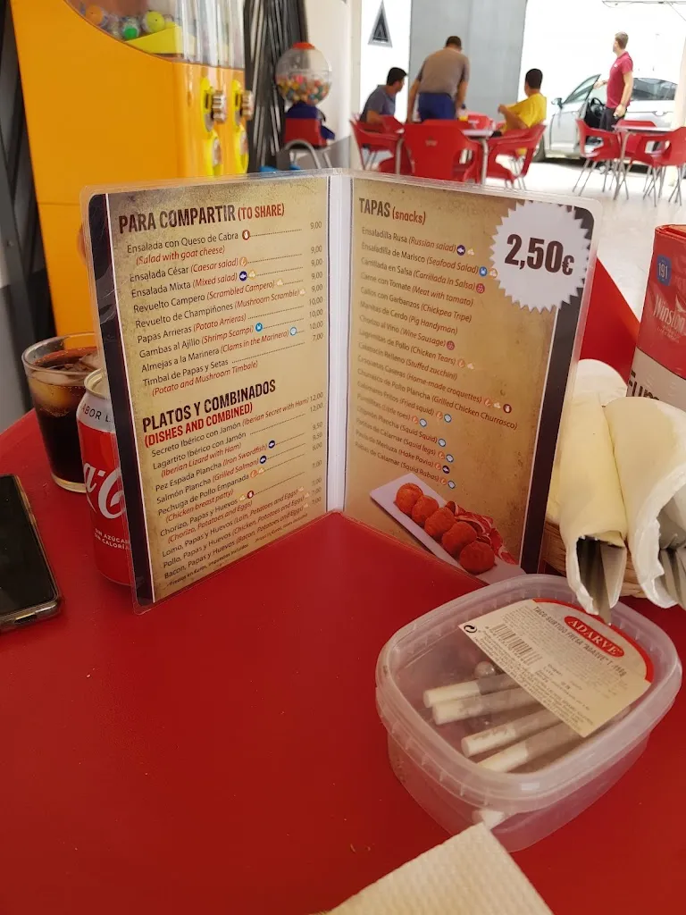 Menu_Bar Restaurante El Frenazo_Marchena_image_3