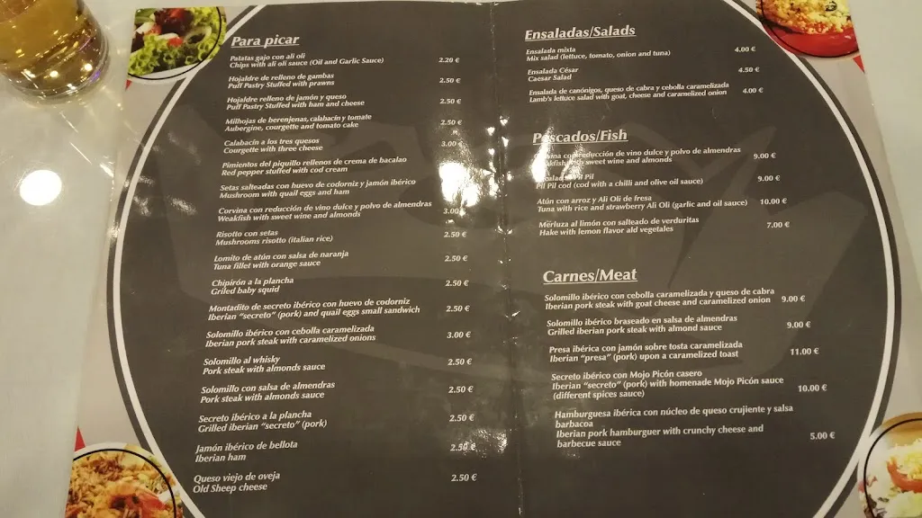 Menu_Rey .Tapas cafeteria catering_Marchena_image_1