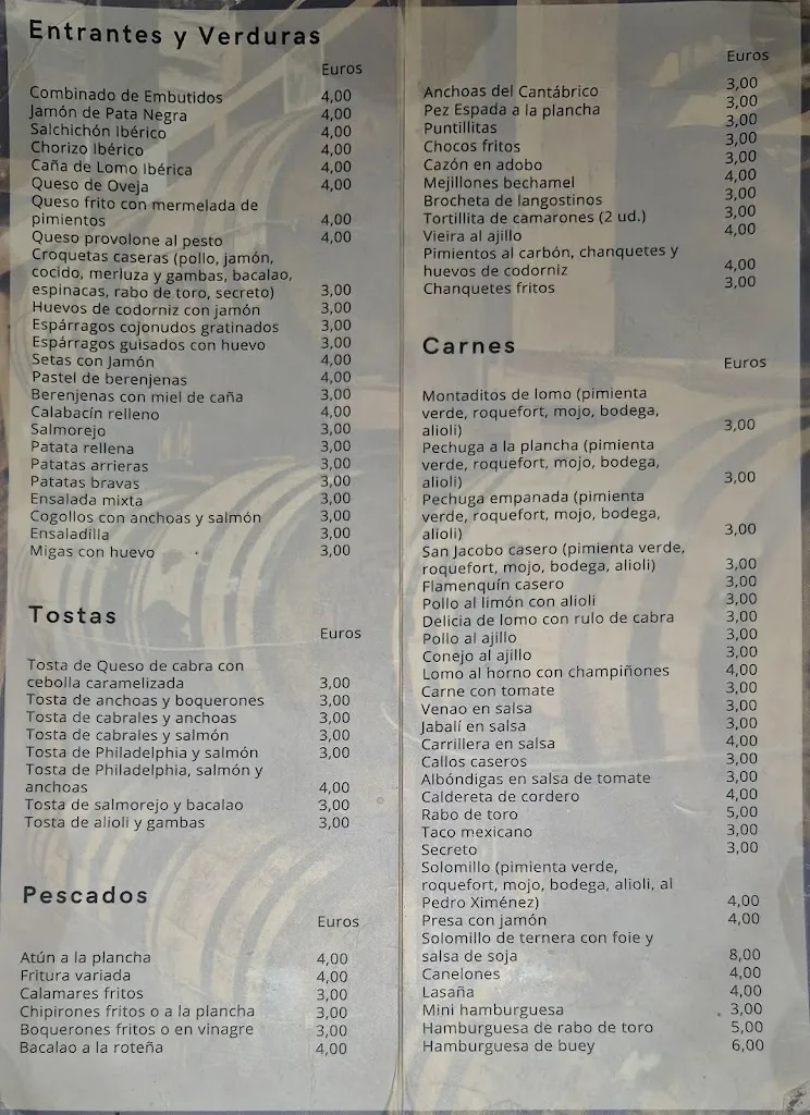 Menu_Restaurante la Bodega_Marinaleda_image_1