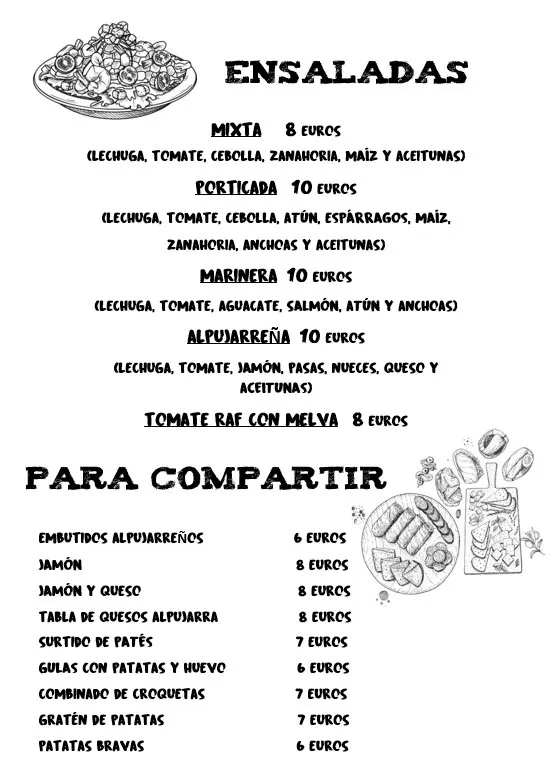 Menu_Churrería - Bar Plaza Porticada_Berja_image_1
