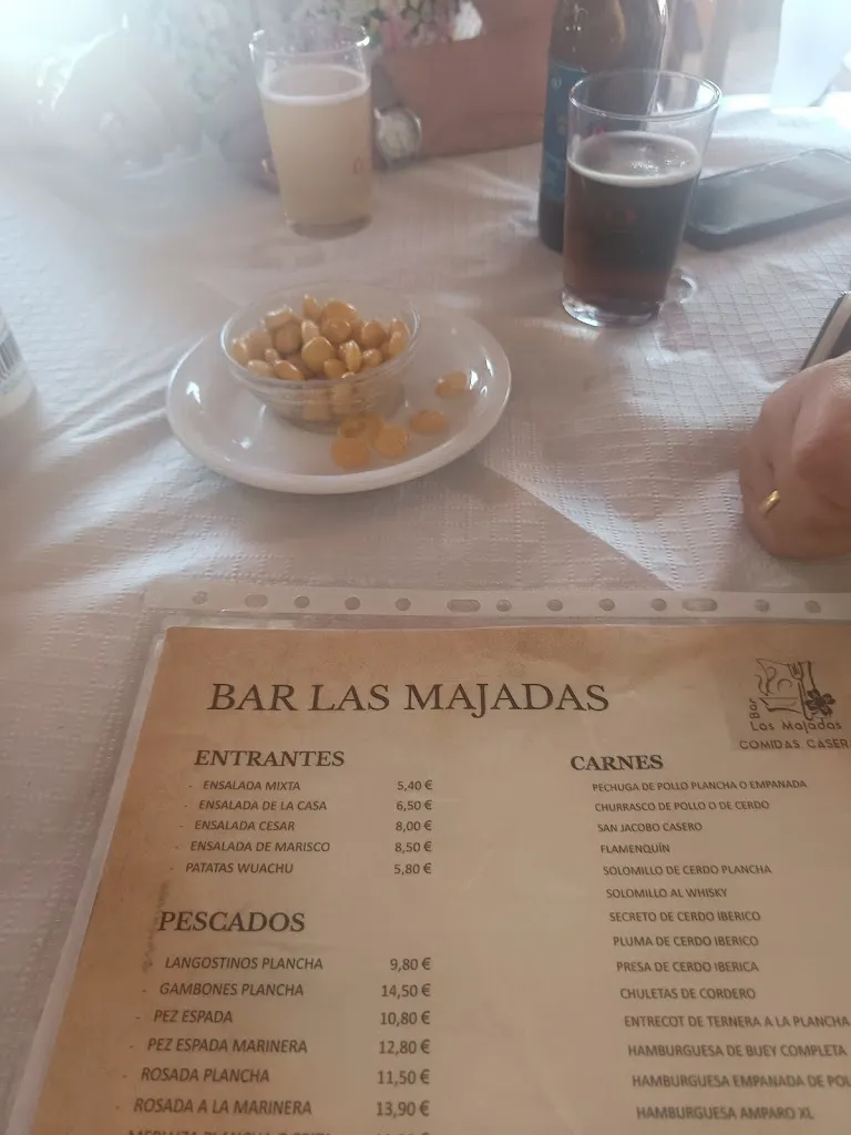 Menu_Bar Las Majadas_Martín de la Jara_image_2