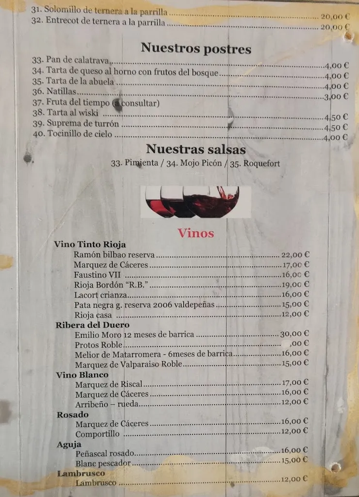 Menu_Hotel Rural Hoyo Bautista_Martín de la Jara_image_2