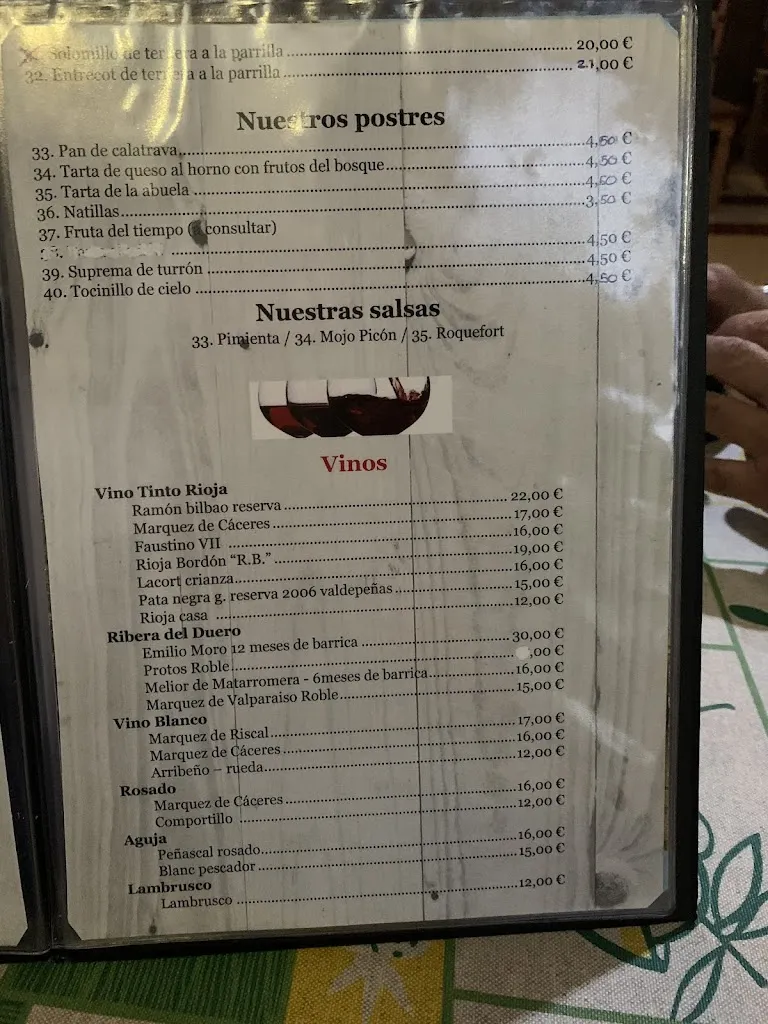 Menu_Hotel Rural Hoyo Bautista_Martín de la Jara_image_4