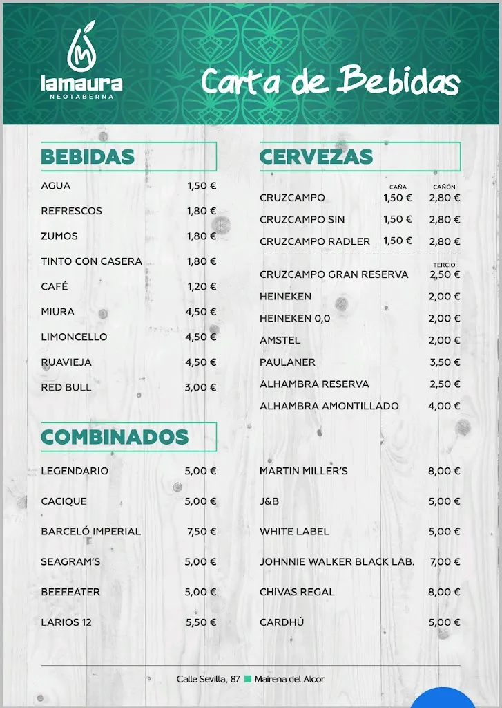 Menu_La Maura Neotaberna_Mairena del Alcor_image_1