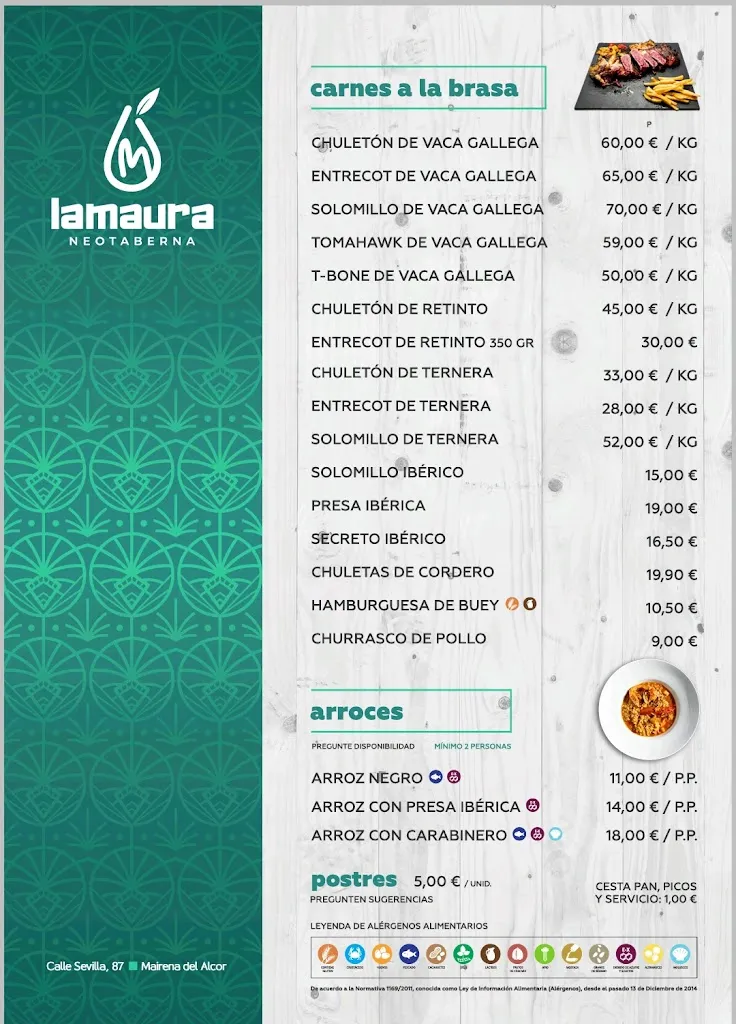 Menu_La Maura Neotaberna_Mairena del Alcor_image_2