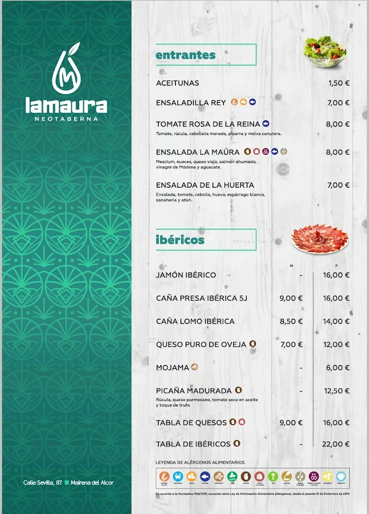 Menu_La Maura Neotaberna_Mairena del Alcor_image_4