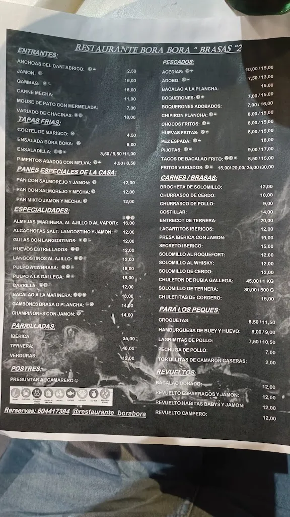 Menu_RESTAURANTE BORA BORA II* CARNES A LA BRASA_Mairena del Alcor_image_3