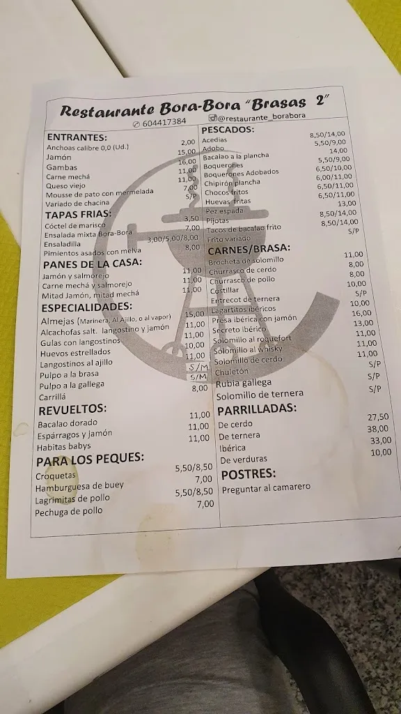 Menu_RESTAURANTE BORA BORA II* CARNES A LA BRASA_Mairena del Alcor_image_4