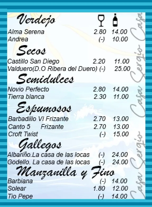 Menu_Casa Sergio Brasas_Mairena del Alcor_image_1