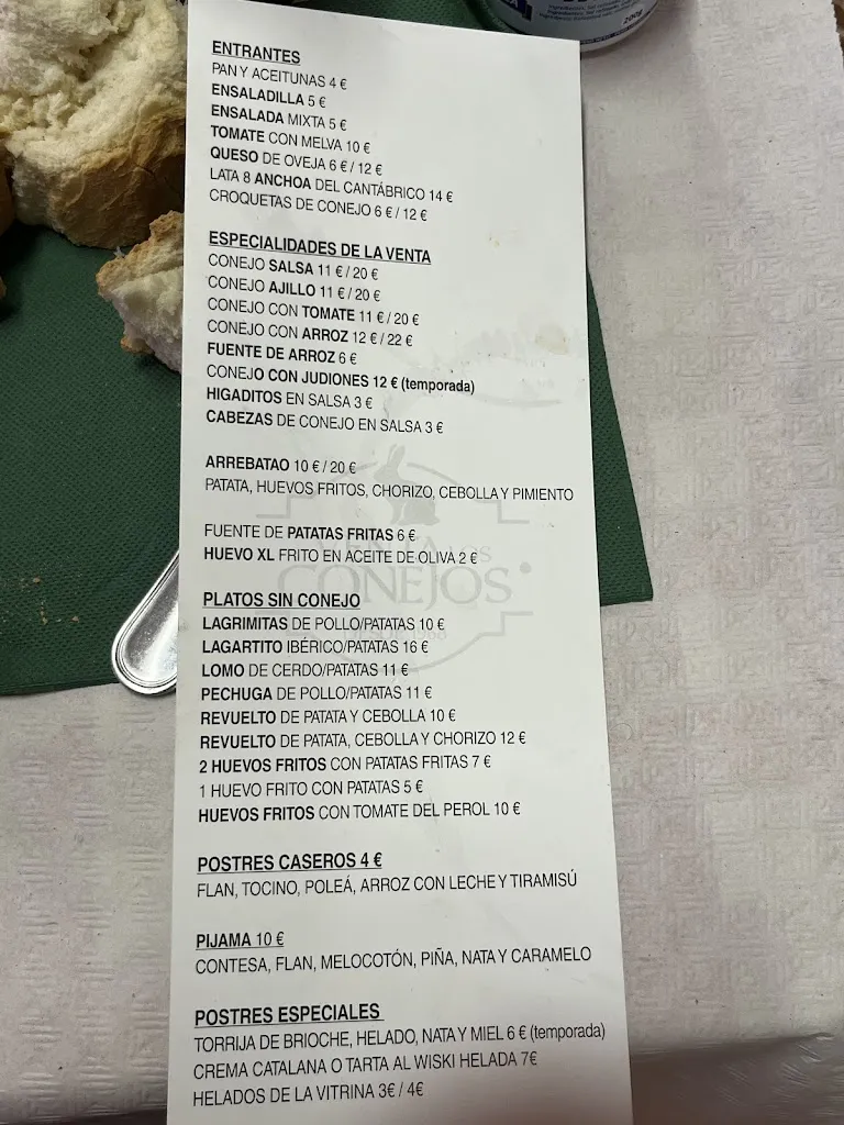 Menu_Venta Los Conejos_Mairena del Alcor_image_1