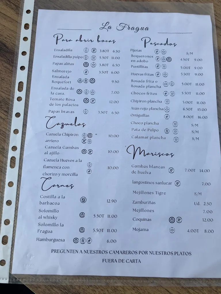 Menu_Restaurante La Fragua_Mairena del Alcor_image_2