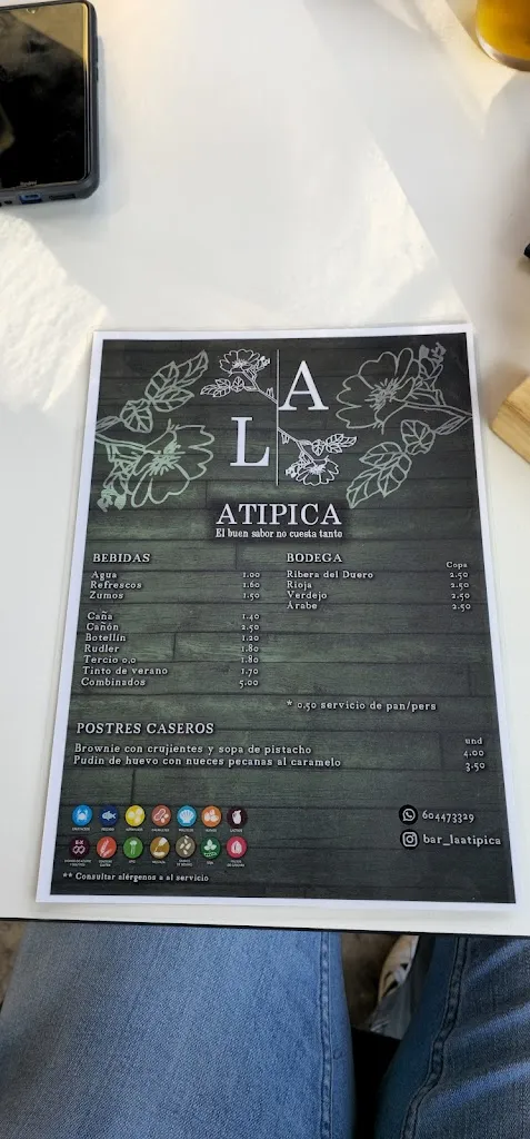 Menu_La Atipica_Mairena del Alcor_image_2