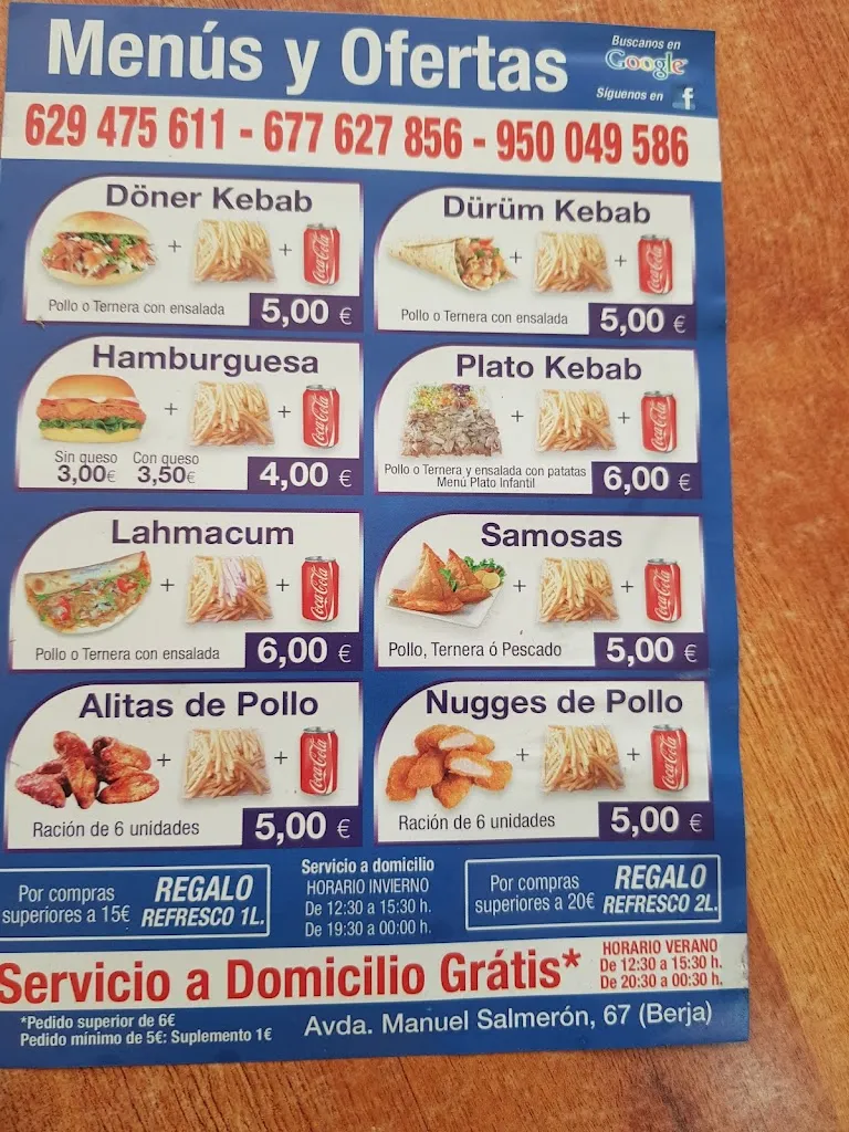 Menu_Ali baba Berja Almería_Berja_image_3