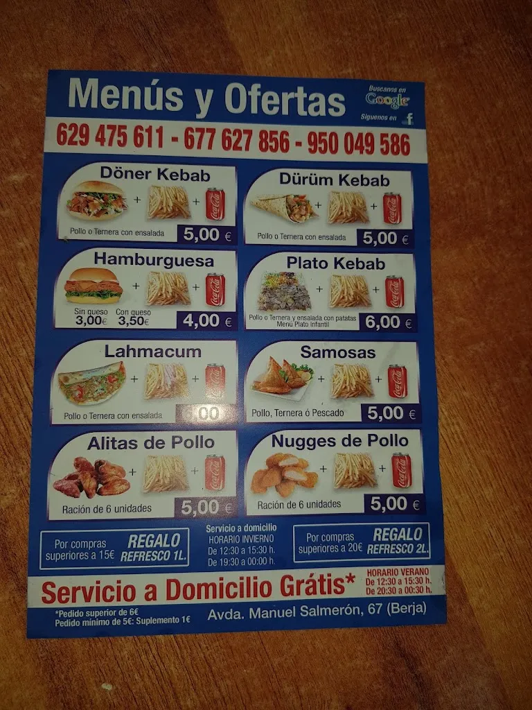 Menu_Ali baba Berja Almería_Berja_image_4