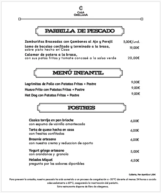 Menu_Casa Orellana_Mairena del Alcor_image_2